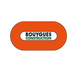 Logo Bouygues Construction.