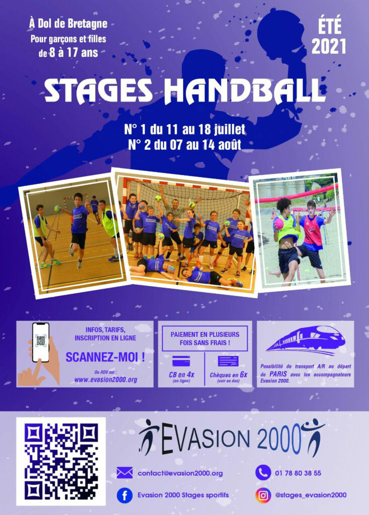 Flyer Stages Handball.